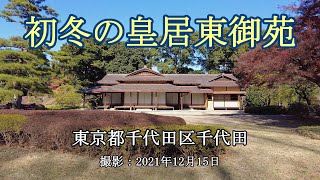 初冬の皇居東御苑 [4K] The Imperial Palace East Garden in early