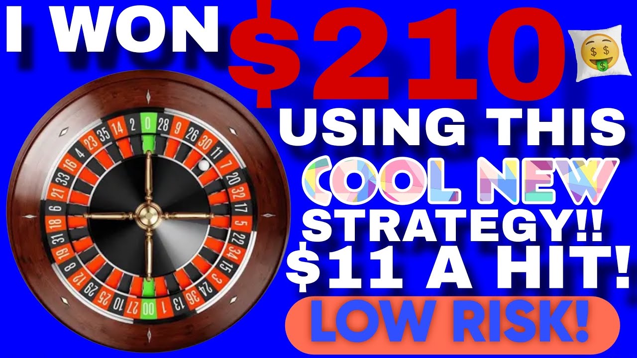YESSAA! $11 A HIT! ROULETTE STRATEGY... LOW RISK! I MADE A COOL $ 210 SO EASY USING THIS TECHNIQUE 😍