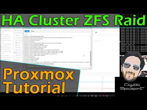 Proxmox כיצד להגדיר ZFS אחסון, שכפול ו-Cluster High Availability VM HA