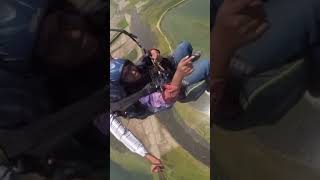 Bad weather but safe landing #nepal #paragliding #travelnepal #explorenepal