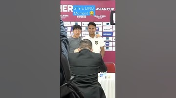 Momen STY & LINO | Post match Interview 😂 #shintaeyong #indonesia #marselino