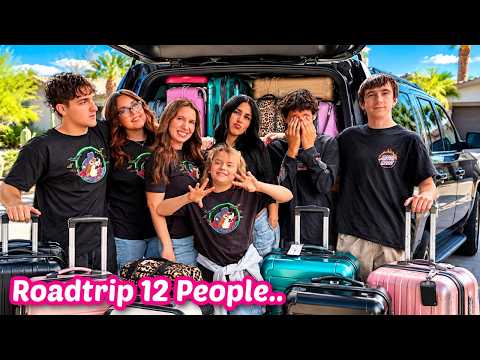 Road Trip With 12 PEOPLE Gone Wrong... (Crying, Scared, and Not Happy)