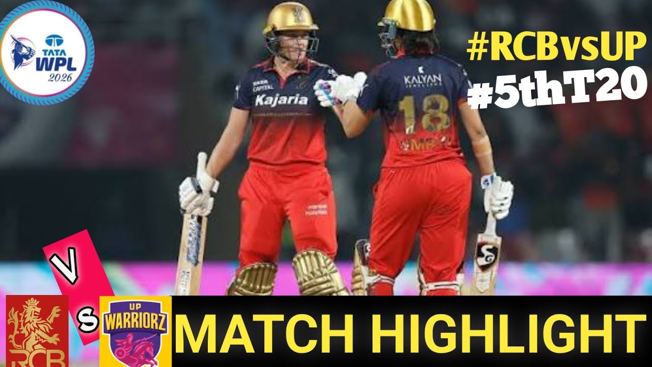 Full Match Highlights: RCBW vs UPW | Women's Premier League|| 