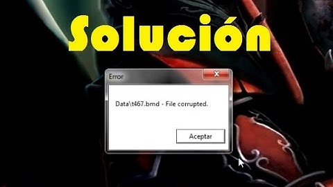 Solucionar error "Data/t467.bmd" file corrupted. Mu Online