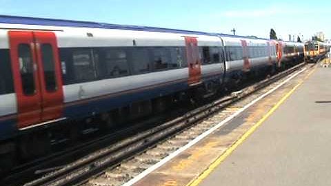Class 458/0 458022 and class 444 444018 at Clapham Junction