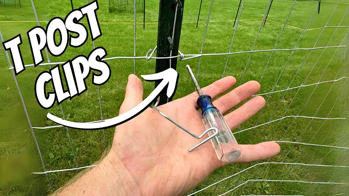 Install T Post Clips FAST & EASY! NO SPECIAL TOOLS!