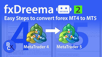 📈Easy Steps to convert forex robot, Scripts and Indicators from MT4 to MT5 by fxDreema (style2)