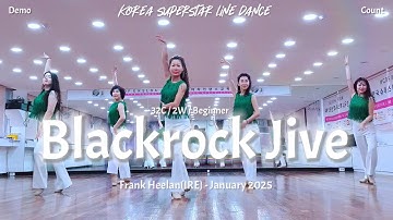 Blackrock Jive Linedance Demo & Count 초급레벨 작품 | KSLDA 한국슈퍼스타라인댄스교육협회 💎협회장 송영순