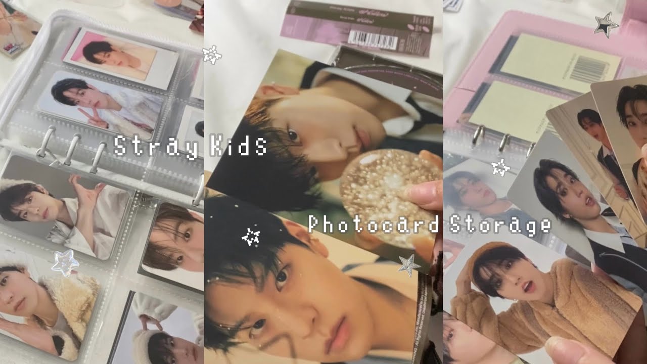 久しぶりに溜まってたトレカ収納🎶🤍/Stray Kids Photocard Storage /スキズ/스트레이 키즈/作業動画/開封動画