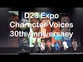 D23 Expo Disney Character Voices 30th Anniversary (Full Show)