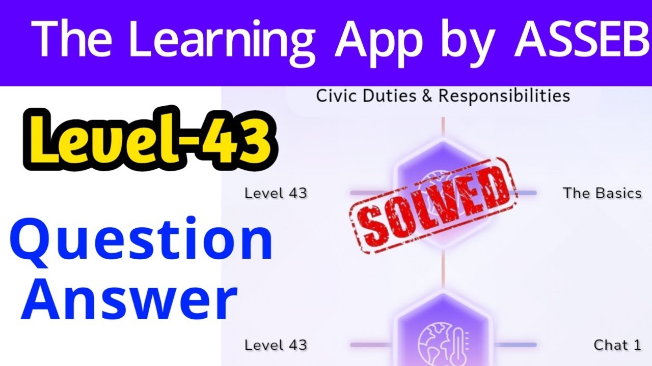 The Learning App by ASSEB Level-43 ll Seba spoken English level-43 @anssacademy8554 