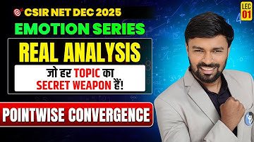 Pointwise Convergence | Real Analysis | CSIR NET & GATE Mathematics | IFAS