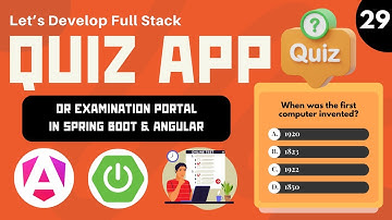 Call API & Show Questions of Test in Angular | Quiz App or Exam Portal | Spring Boot & Angular | #29