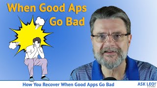 How You Recover When Good Apps Go Bad. Software change annoyances screenshot 2