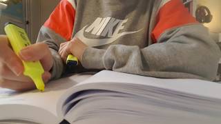 ASMR STUDY WITH ME | law school readings | NO TALKING & NO MUSIC