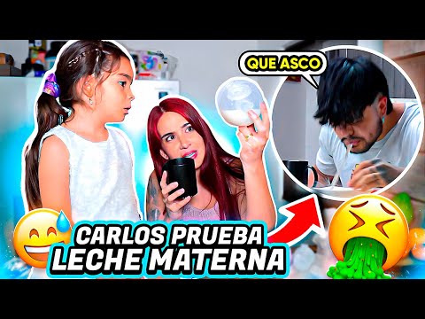 ADRI ME HACE PROBAR LA LECHE MATERNA😱🤢(Broma) Carlos & Adri