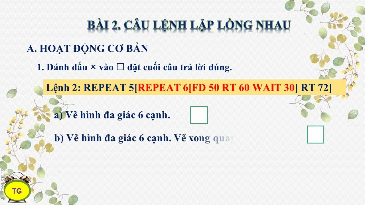 Bai 2 Cau Lenh Lap Long Nhau T1 YouTube Bai 2 cau lenh lap long nhau t1 youtube