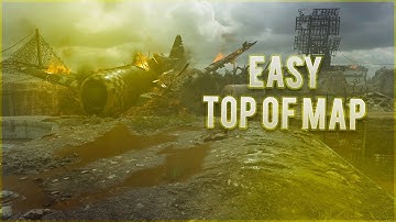 NEW EASY Top Of Map Hiding Spot on Pointe Du Hoc (WWII Multiplayer Glitches)