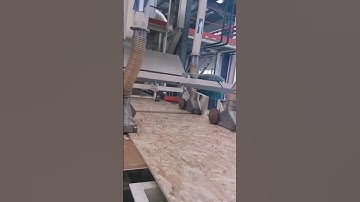 OSB production process #OSB #particleboard #PB #woodworking #wood
