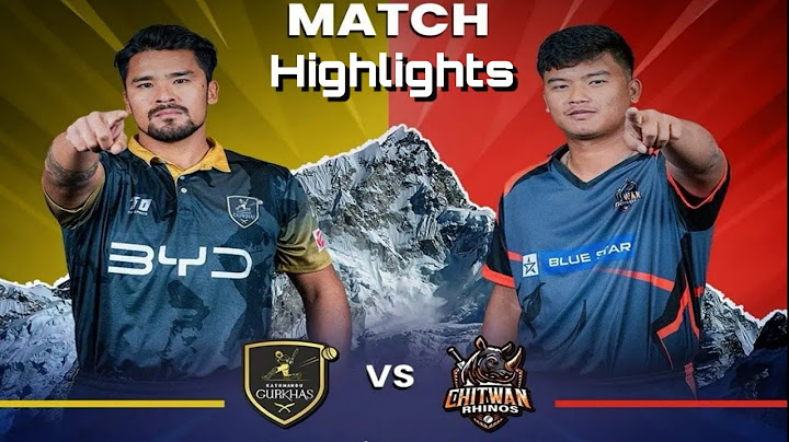 Kathmandu Gurkhas Vs Chitwan Rhinos | Match Highlights | Nepal Premier League #npl