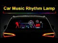 Car windshield led sound activated equalizer car neon el light music rhythm flash lamp sticker styli