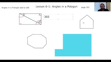 Geometry Video Lesson 6-1 -- Angles in a Polygon