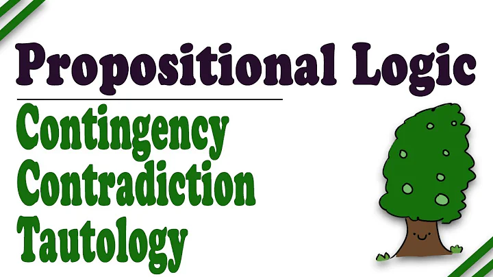 Propositional Logic: Truth Trees, Part 6 (Contradiction, Tautology, Contingency)