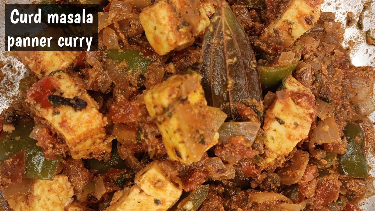 Curd Masala panner curry | kadai panner | panner Masala curry | Aarogya foods | Quick Easy recipes |