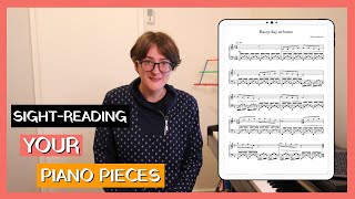 Sight-Reading YOUR Piano Pieces - Rainy Day at Home by Piotr Strzelczyk screenshot 5