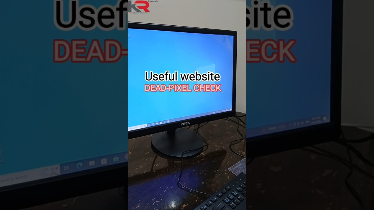 Is your screen perfect? Find out with this quick dead pixel check! ✅❌  