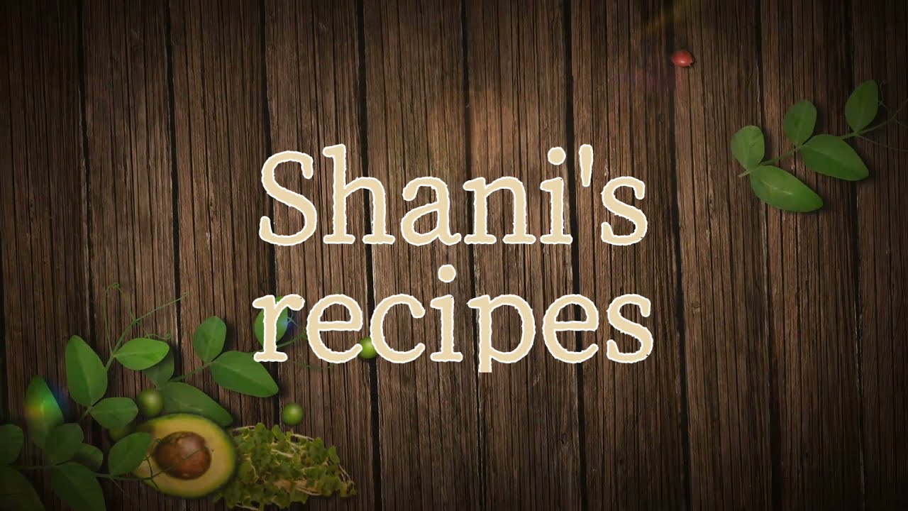 My new intro shani's recipes