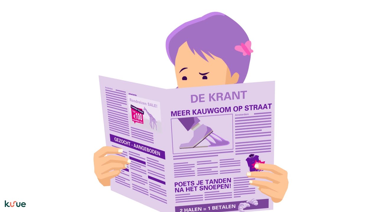Animatie: De krant lezen - YouTube