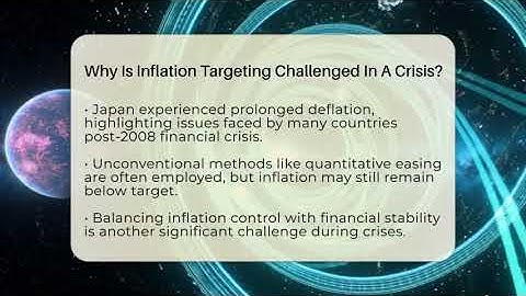 Why Is Inflation Targeting Challenged In A Crisis? - Inflation Insight Channel