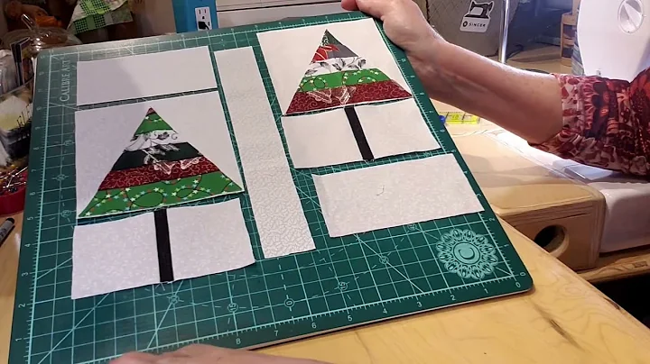 Strip-pieced Double Christmas Tree - Block 2 of Ch...