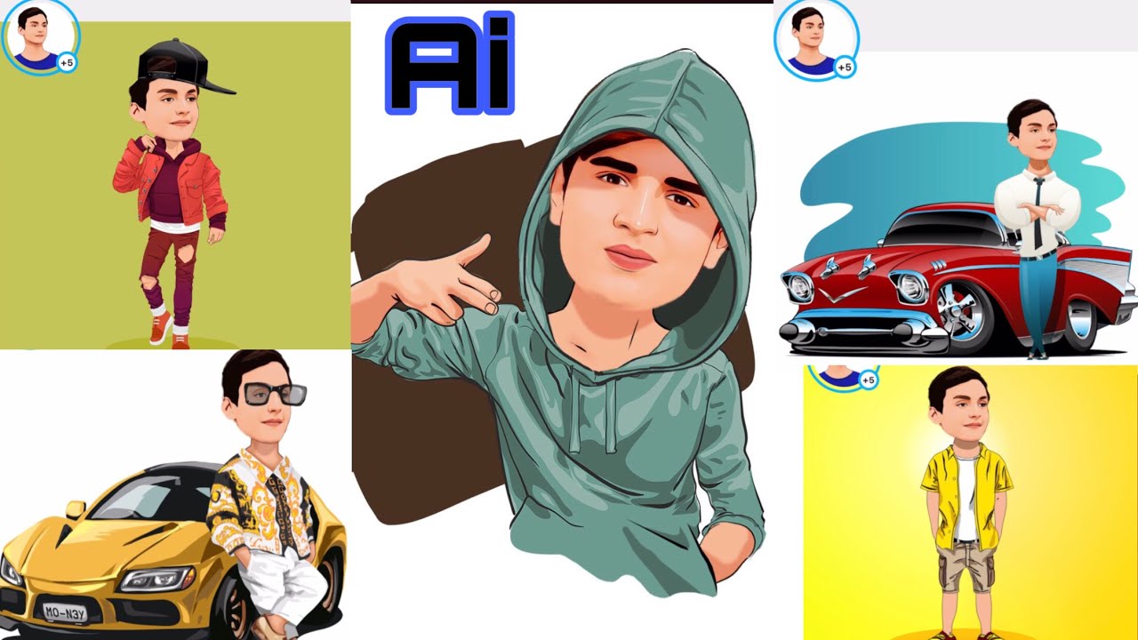 Ai Cartoon characters Editing Using ToonMe App Android iPhone 15 Pro ...