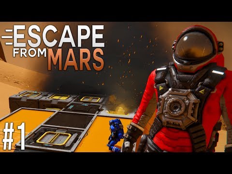 Space Engineers: ESCAPE From MARS! - Ep #1 - CRASH Landing...