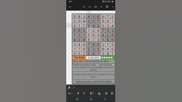 🇮🇳 🔴#Shorts The Hindu Newspaper Sudoku 5 Star Solution | 15.08.2022 | Difficulty Level ★★★★★