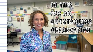 10 Tips for an Outstanding Observation Profile