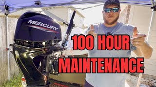 StumpThumper - Fresh Dino Juice - Oil Change on a 2026 Mercury 60 EFI Tiller on Tracker 1860