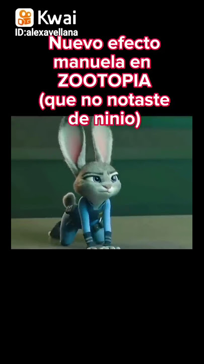 NUEVO EFECTO MANUELA EN ZOOTOPIA 😰