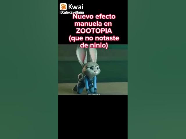 NUEVO EFECTO MANUELA EN ZOOTOPIA 😰