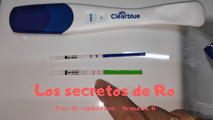 Probando test de embarazo en la semana 6 - Los secretos de Ro