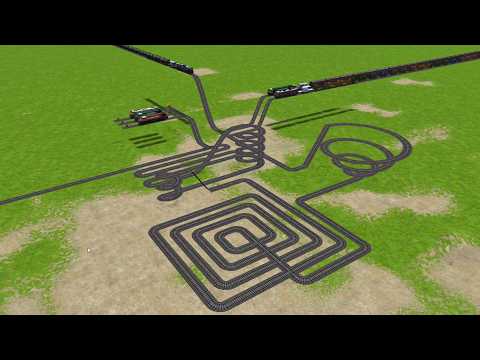 Crazy Railway Track Design | 3D Digital Simulation | train simulator game