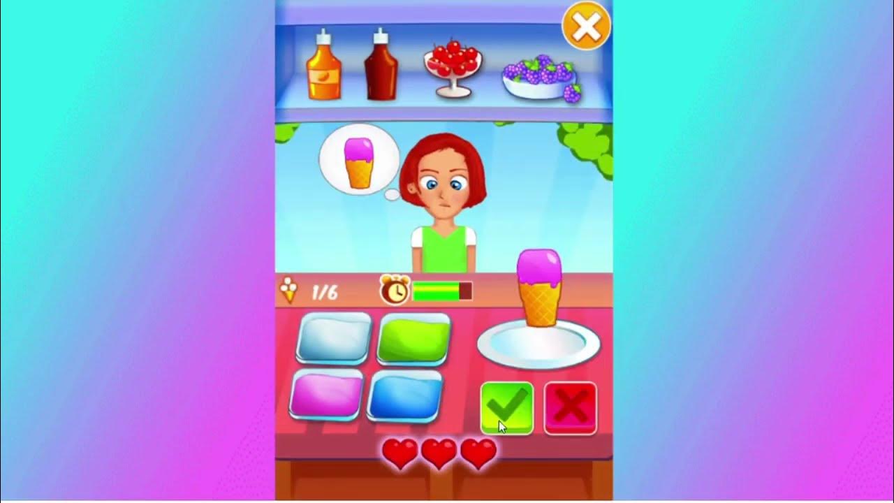 Let´s play! ice cream please! Free online game from Fun for