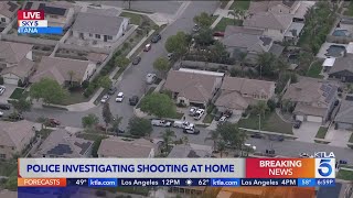 Police investigating shooting at Fontana home