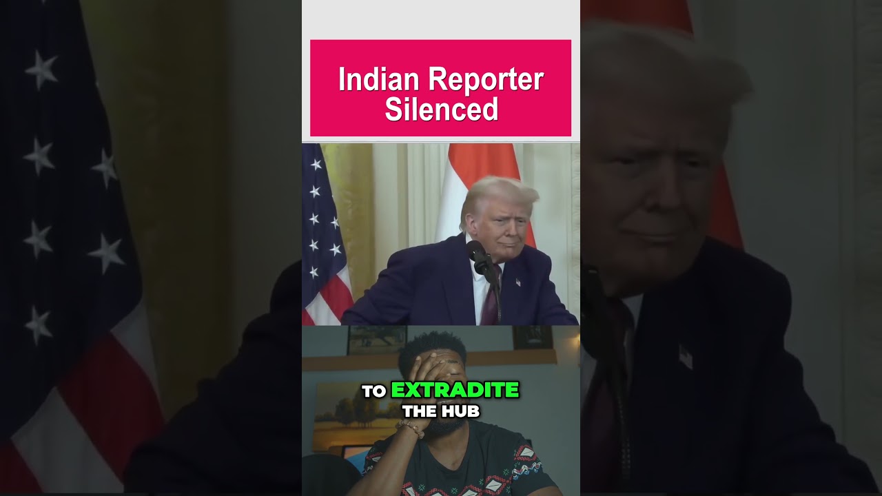 Trump Dismisses Indian Reporter 😡🙄