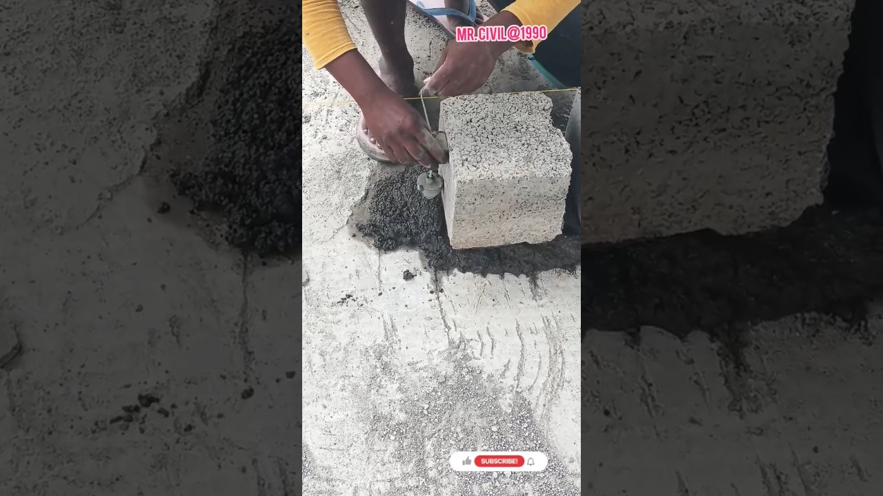 How to use plumb bob checking