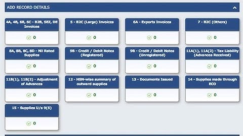 GSTR -1 changes : New Table 14 & 15 (From Jan 2024 tax period)