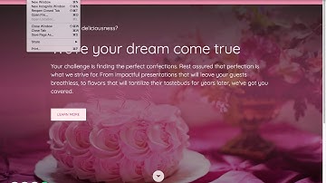 HTML CSS & JAVASCRIPT: Startup Bakery Website