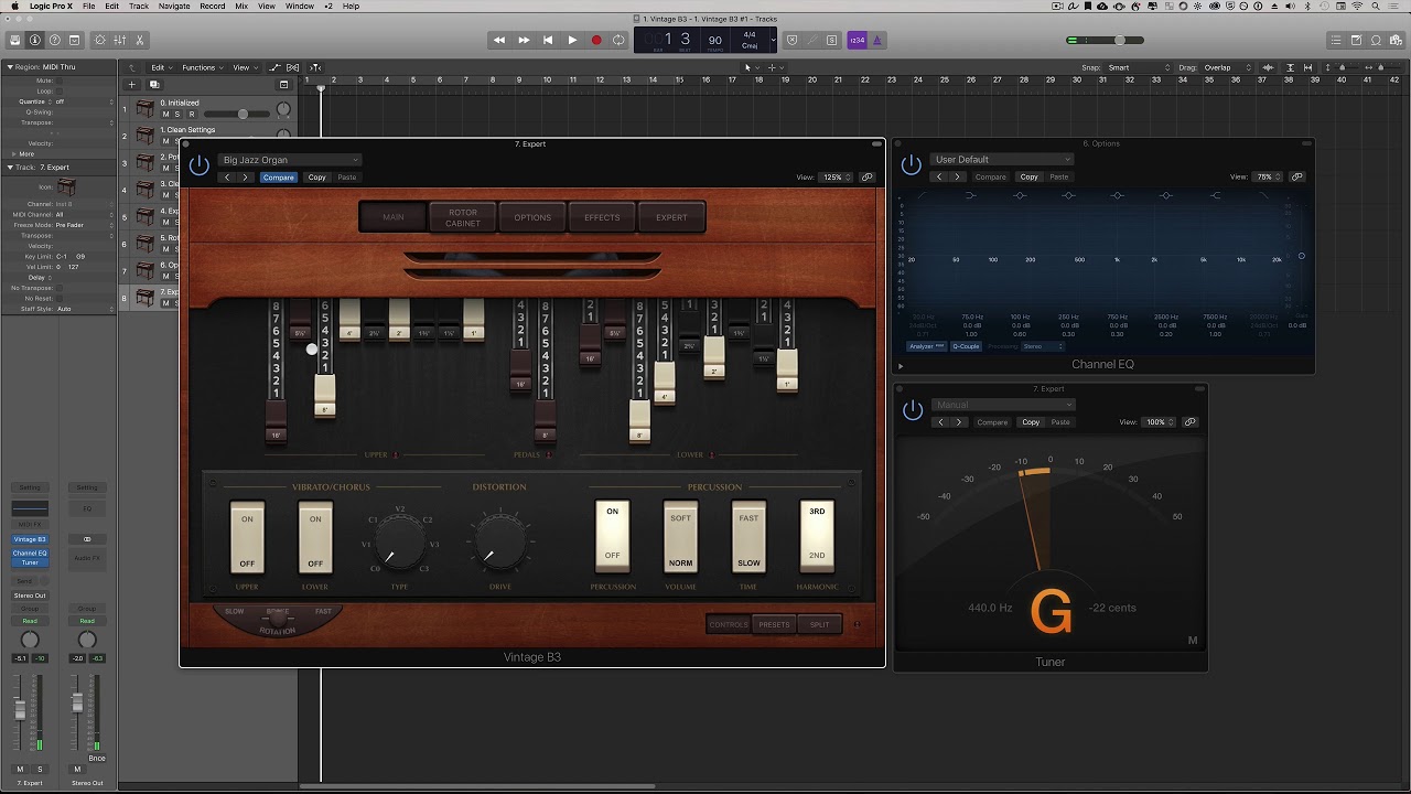 Vintage B3 Microphone types in Logic Pro for Mac - Apple Support (GE)